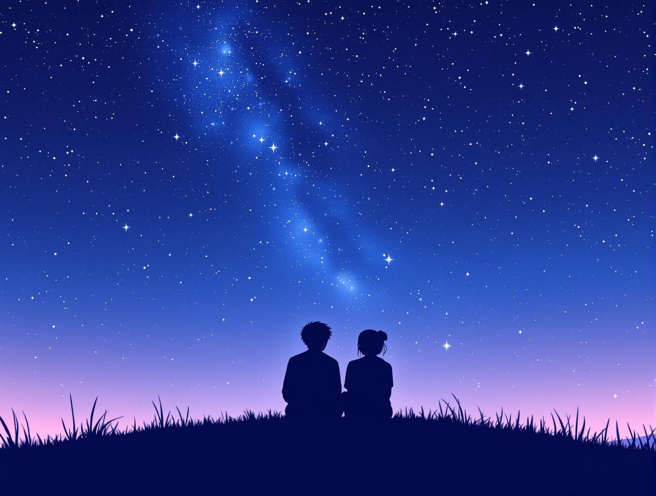 星空下的约定 - 漫剧短剧治愈动漫短剧 星空下的约定