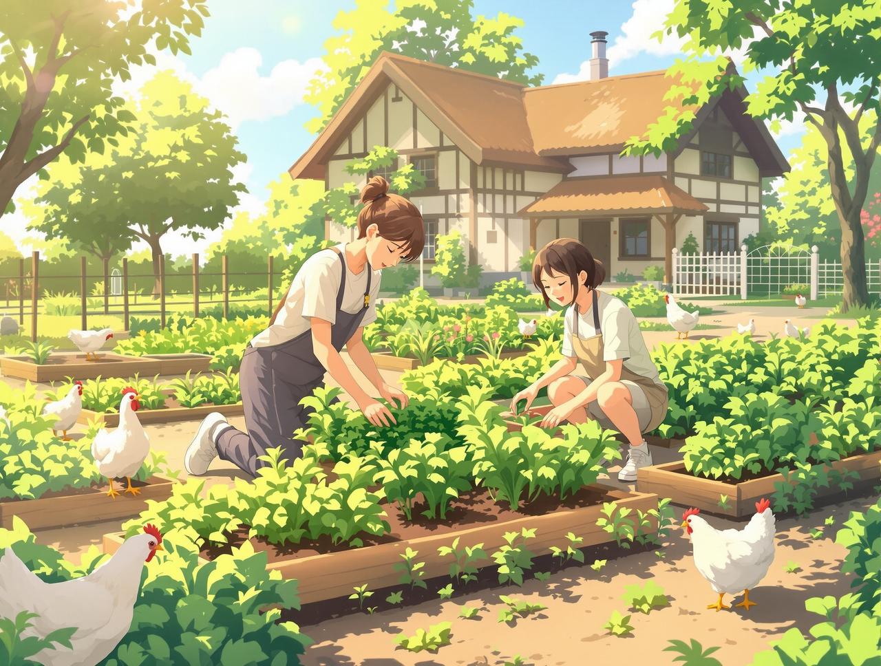 菜园子日记 - 漫剧短剧治愈动漫短剧 菜园子日记